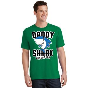 Daddy Shark Funny Party T-Shirt – The Best Shirts For Dads In 2023 – Cool T-shirts