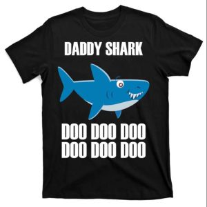 Daddy Shark Vacation T-Shirt – The Best Shirts For Dads In 2023 – Cool T-shirts