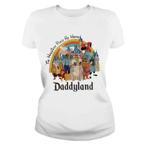 Daddyland The Happiest Place At Home Disney Dad Shirt The Best Shirts For Dads In 2023 Cool T shirts 3