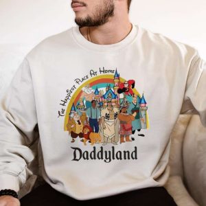 Daddyland The Happiest Place At Home Disney Dad Shirt The Best Shirts For Dads In 2023 Cool T shirts 4