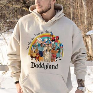 Daddyland The Happiest Place At Home Disney Dad Shirt The Best Shirts For Dads In 2023 Cool T shirts 5