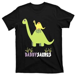 Daddysaurus Rex And Babysaurus – Cute Daddy Dinosaur Shirt – The Best Shirts For Dads In 2023 – Cool T-shirts