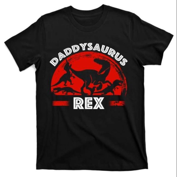 Daddysaurus Rex Cute Dad Spoof T-Shirt For Men – The Best Shirts For Dads In 2023 – Cool T-shirts