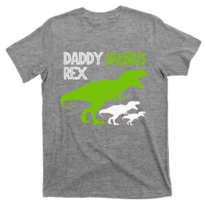 Daddysaurus Rex – Dad And Son Matching Dinosaur Shirts – The Best Shirts For Dads In 2023 – Cool T-shirts