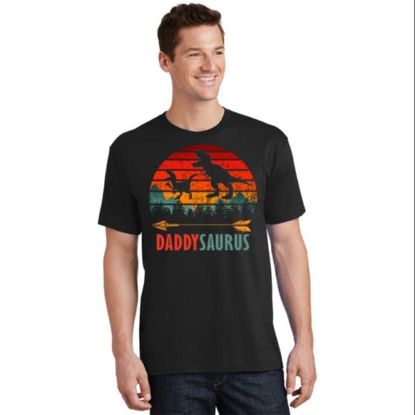 Daddysaurus T-Shirt – Celebrating Fatherhood With A Playful Twist – The Best Shirts For Dads In 2023 – Cool T-shirts