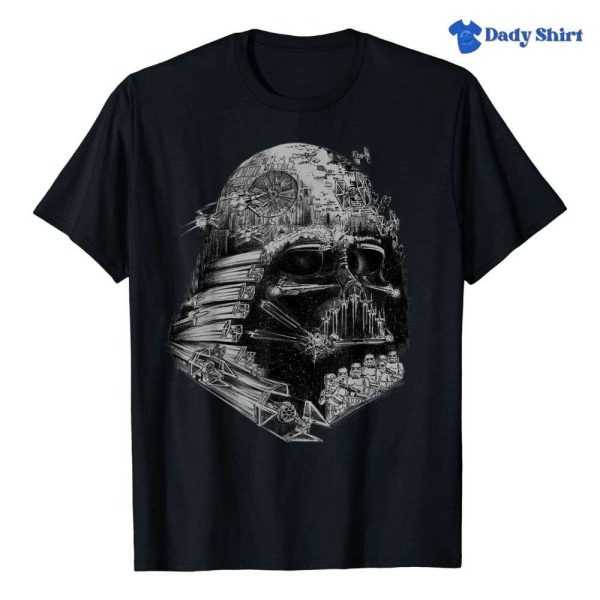 Darth Vader Build The Empire Graphic – Cool Star Wars Daddy Shirt – The Best Shirts For Dads In 2023 – Cool T-shirts