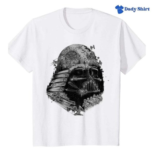 Darth Vader Build The Empire Graphic – Cool Star Wars Daddy Shirt – The Best Shirts For Dads In 2023 – Cool T-shirts