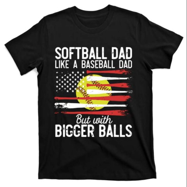 Definition On Back Softball Dad T-Shirt – The Best Shirts For Dads In 2023 – Cool T-shirts