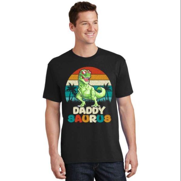 Dinosaur Daddy Saurus Vacation T-Shirt – The Best Shirts For Dads In 2023 – Cool T-shirts