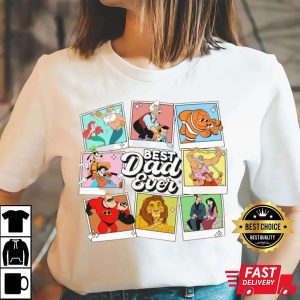 Disney All Characters Best Dad Ever – Disney Dad Shirt – The Best Shirts For Dads In 2023 – Cool T-shirts