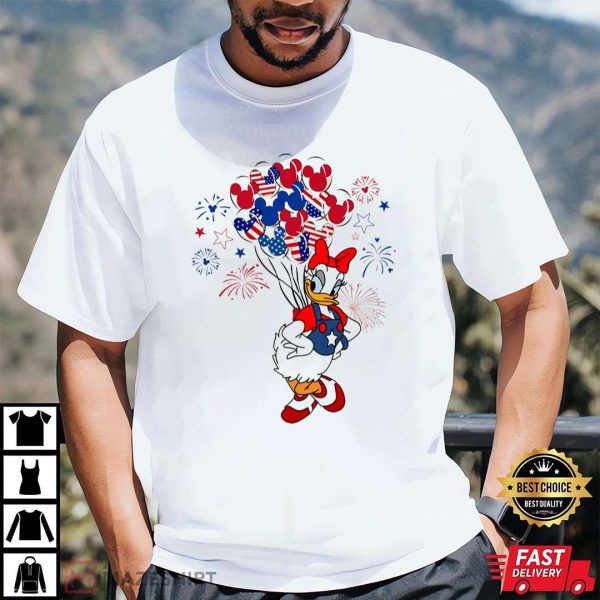 Disney Daisy Duck Patriotic Dad Shirt – The Best Shirts For Dads In 2023 – Cool T-shirts