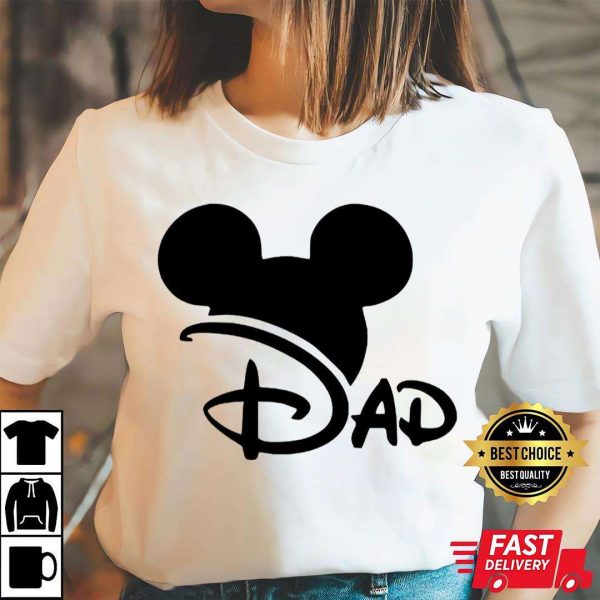 Disney Mickey Head Classic Dad And Daughter Shirt – The Best Shirts For Dads In 2023 – Cool T-shirts