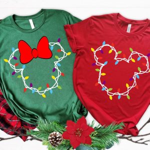 Disney Mickey Mouse Christmas Theme T-shirt For Men Women Kids – Apparel, Mug, Home Decor – Perfect Gift For Everyone