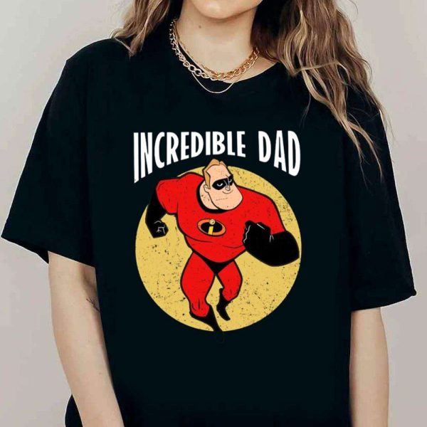 Disney Pixar’s The Incredibles Super Dad Tee – The Best Shirts For Dads In 2023 – Cool T-shirts