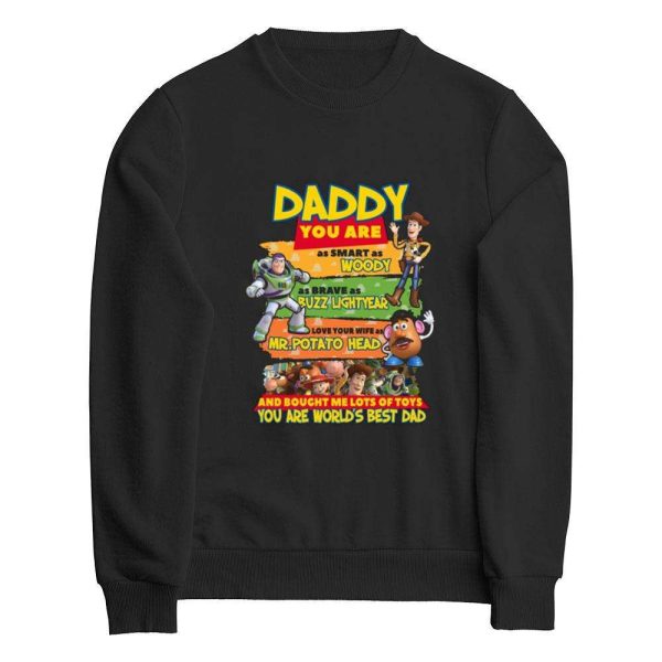 Disney Toy Story Daddy You Are World’s Best Dad Shirt – The Best Shirts For Dads In 2023 – Cool T-shirts