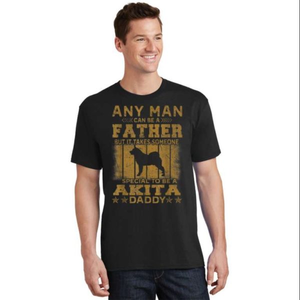 Dogs 365 Akita Dog Daddy For Men T-Shirt – The Best Shirts For Dads In 2023 – Cool T-shirts