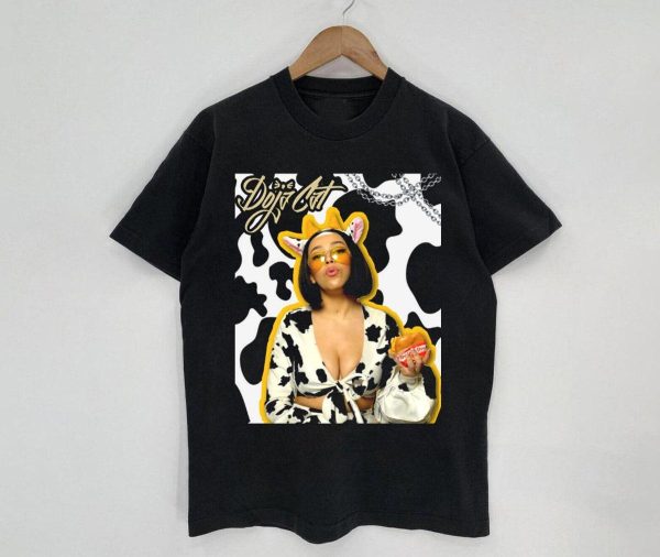 Doja Cat Btch Im A Cow Retro Cute T-shirt – Apparel, Mug, Home Decor – Perfect Gift For Everyone