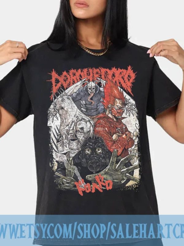 Dorohedoro Anime Characters Graphic T-shirt – Apparel, Mug, Home Decor – Perfect Gift For Everyone