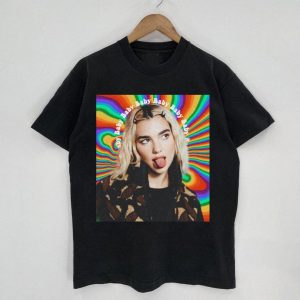 Dua Lipa Baby Baby Rainbow Graphic Unisex Shirt – Apparel, Mug, Home Decor – Perfect Gift For Everyone