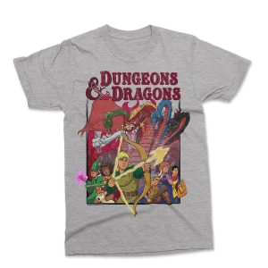 Dungeons And Dragons Cartoon Style T-shirt – Apparel, Mug, Home Decor – Perfect Gift For Everyone