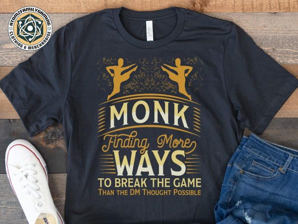 Dungeons And Dragons Dnd Monk Shirt – Apparel, Mug, Home Decor – Perfect Gift For Everyone