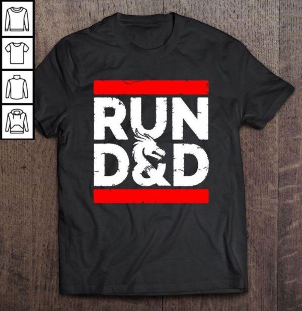 Dungeons & Dragons Run D&d With Logo T-shirt – Apparel, Mug, Home Decor – Perfect Gift For Everyone