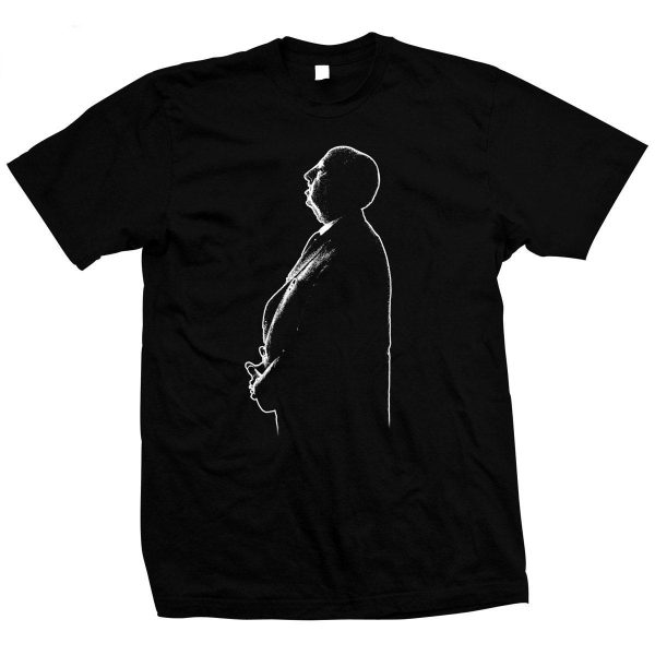 English Filmmaker Alfred Hitchcock Silhouette T-shirt – Apparel, Mug, Home Decor – Perfect Gift For Everyone