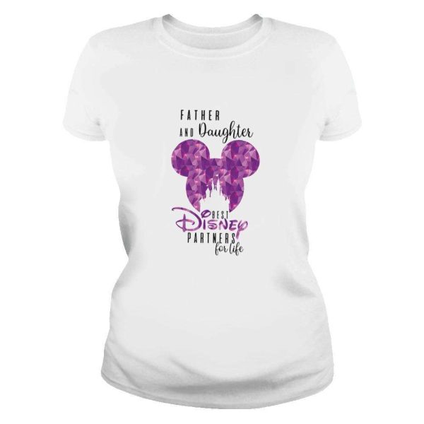 Father And Daughter Best Disney Partner Of Life – Dad Shirt – The Best Shirts For Dads In 2023 – Cool T-shirts