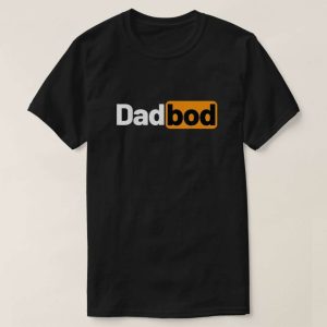 Funny Dad Bod Hub Logo T-Shirt – The Best Shirts For Dads In 2023 – Cool T-shirts