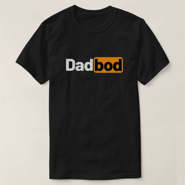 Funny Dad Bod Hub Logo T-Shirt – The Best Shirts For Dads In 2023 – Cool T-shirts