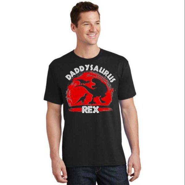 Funny Daddysaurus Rex T-Shirt – The Best Shirts For Dads In 2023 – Cool T-shirts