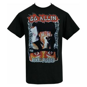 Gg Allin Live And Pissed 1988 Unisex T-shirt Gift For Fans – Apparel, Mug, Home Decor – Perfect Gift For Everyone