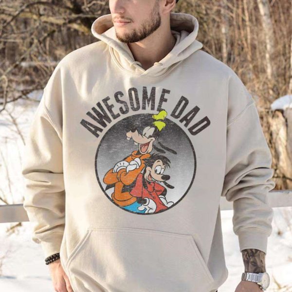 Goofy And Max Awesome Dad – Funny Disney Shirts For Dads – The Best Shirts For Dads In 2023 – Cool T-shirts