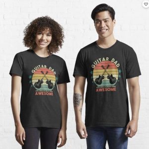 Guitar Dad Essential T-Shirt More Awesome Than Regular Dads – The Best Shirts For Dads In 2023 – Cool T-shirts