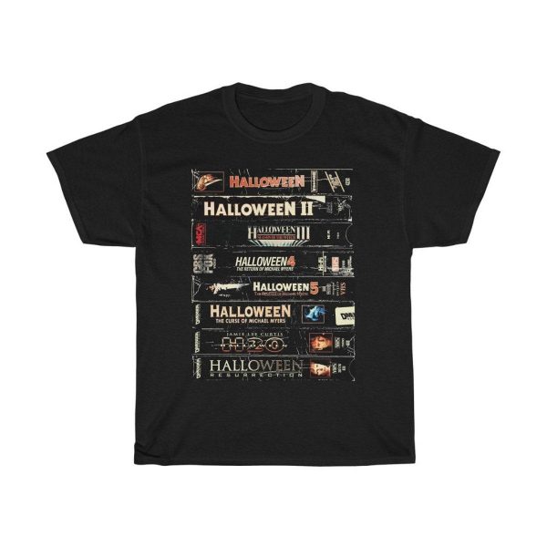 Halloween Series Tapes Collection Michael Myers T-shirt – Apparel, Mug, Home Decor – Perfect Gift For Everyone