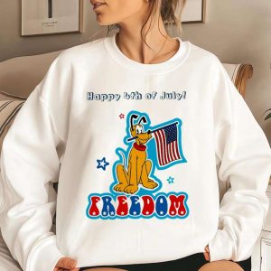 Happy Freedom Day Disney Pluto Dad Shirt The Best Shirts For Dads In 2023 Cool T shirts 3