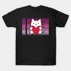 Happy Valentine’s Day Cat will you be my Valentine funny 2023 T-shirt