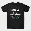 Happy Valentine’s Day gaming Valentine funny 2023 T-shirt
