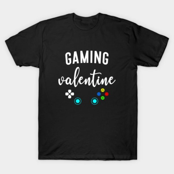 Happy Valentine’s Day gaming Valentine funny 2023 T-shirt