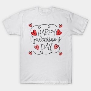 Happy valentine day heart arrow shirt