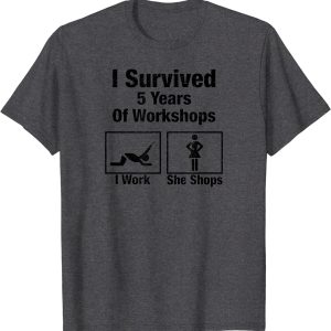 I Survived 5 Years, Wedding Anniversary Gift Ideas For Him – Apparel, Mug, Home Decor – Perfect Gift For Everyone