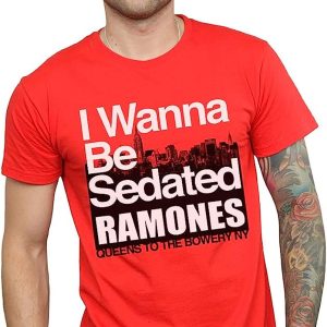 I Wanna Be Sedated T-shirt Best Ramones Fan Gift – Apparel, Mug, Home Decor – Perfect Gift For Everyone
