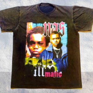 Illmatic Nas Rapper Vintage T Shirt For Hip Hop Fans – Apparel, Mug, Home Decor – Perfect Gift For Everyone