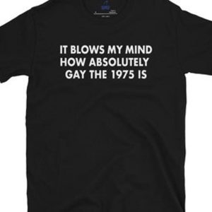 It Blows My Mind How Absolutely Gay The 1975 Text T-shirt Fan Gifts – Apparel, Mug, Home Decor – Perfect Gift For Everyone