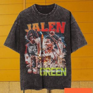 Jalen Green Basketball Players Nba Graphic Sports T-shirt – Apparel, Mug, Home Decor – Perfect Gift For Everyone
