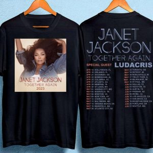 Janet Jackson Together Again 2023 Tour Unisex T-shirt Best Gifts For Fans – Apparel, Mug, Home Decor – Perfect Gift For Everyone