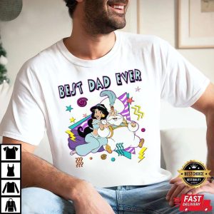 Jasmine And Sultan Best Dad Ever Disney Aladdin Dad Shirt – The Best Shirts For Dads In 2023 – Cool T-shirts