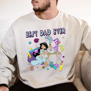 Jasmine And Sultan Best Dad Ever Disney Aladdin Dad Shirt The Best Shirts For Dads In 2023 Cool T shirts 4