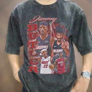 Jimmy Butler Basketball Players Nba Graphic T-shirt For Sports Fans – Apparel, Mug, Home Decor – Perfect Gift For Everyone