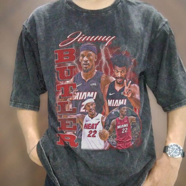 Jimmy Butler Basketball Players Nba Graphic T-shirt For Sports Fans – Apparel, Mug, Home Decor – Perfect Gift For Everyone